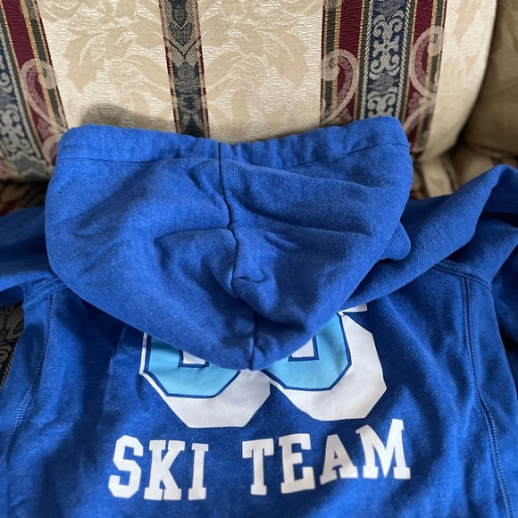 Victorias Secret Pink blue hooded sweatshirt - Picture 11 of 12